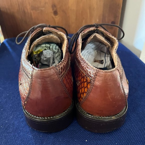 Stacy Adams Men’s Genuine Snakeskin Leather Upper Lace Up main image 5
